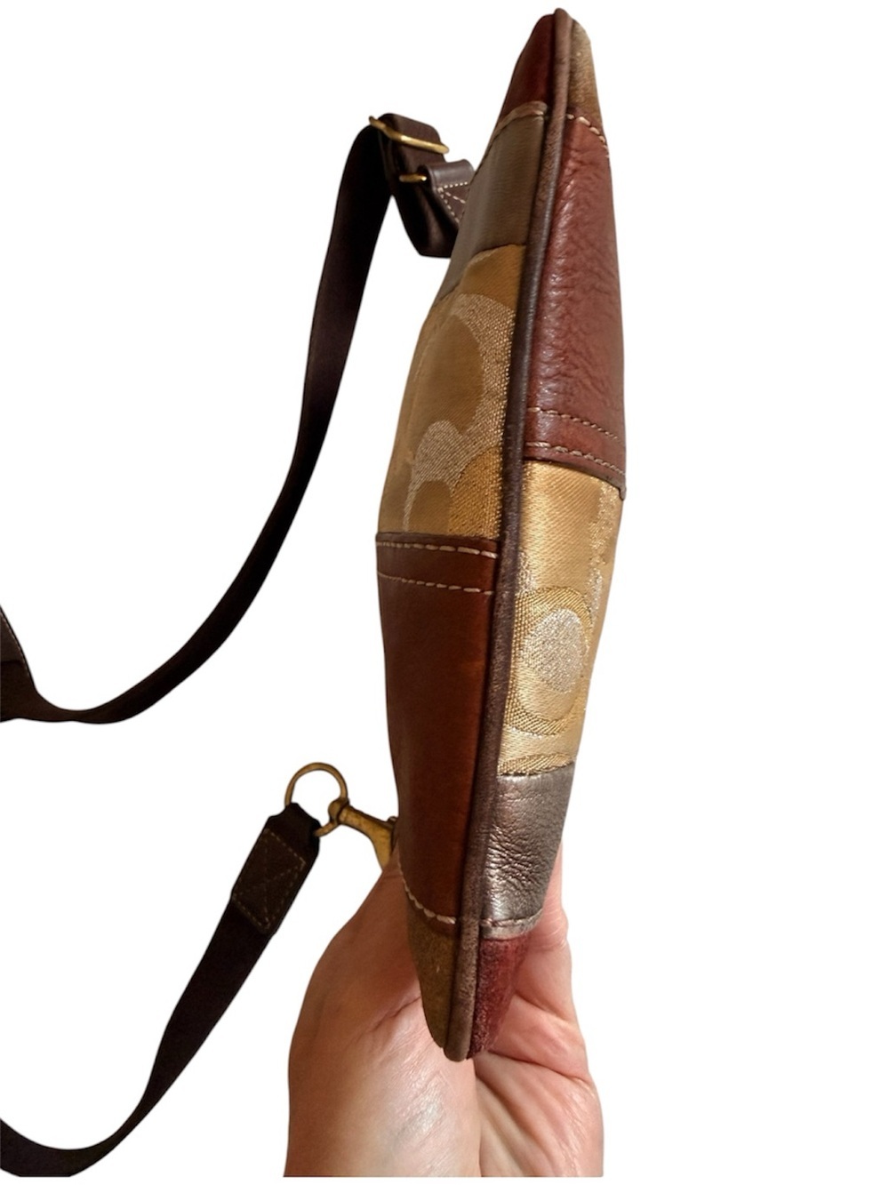 Coach Multicolor Patchwork Crossbody Bag - Picture 7 of 10